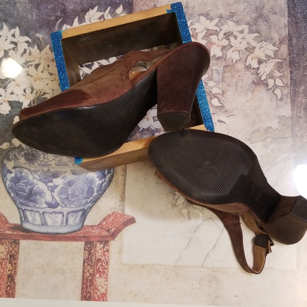 *Firm*Mossimo Sling Back heels Sz 10 - Picture 4 of 5